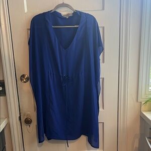 Vibrant Blue Women's Tunic Top